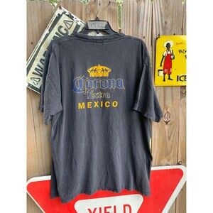 Vintage 90s Black Corona Extra Mexico cotton t-shirt Size 2XL
